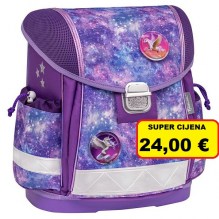 Torba školska  with patches violet